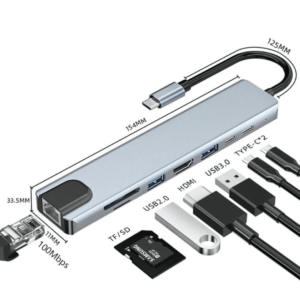 Hub Tipo C Para Para Computador Mac e IPhone 15/ Supriores