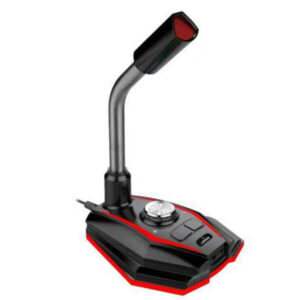 Microfone de Mesa Com Ajuste de volume Entrada 3.5mm P2