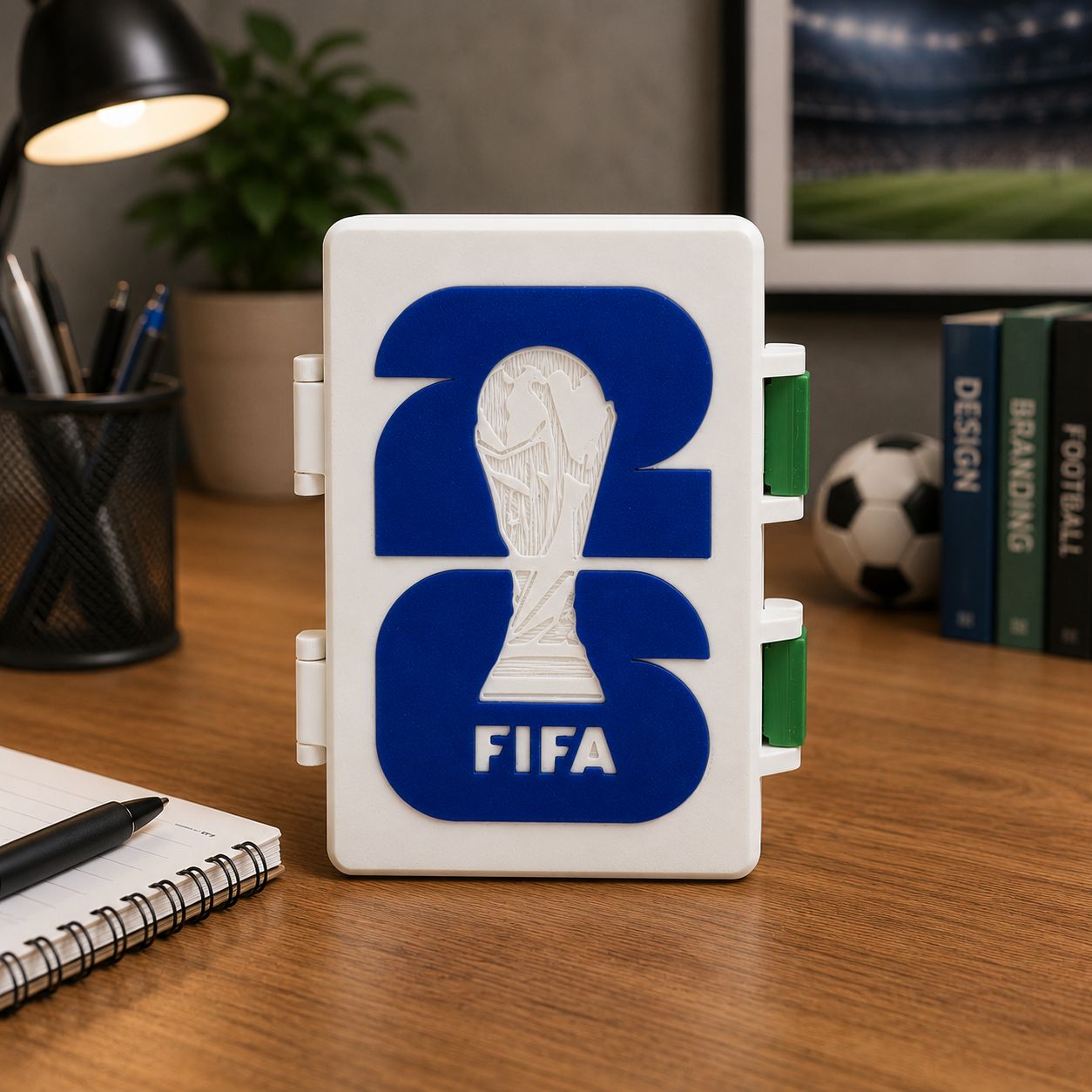 Caixinha Porta Figurinhas Copa do Mundo 2022 FIFA Organizador Para +200 Figurinhas - Imagem 4
