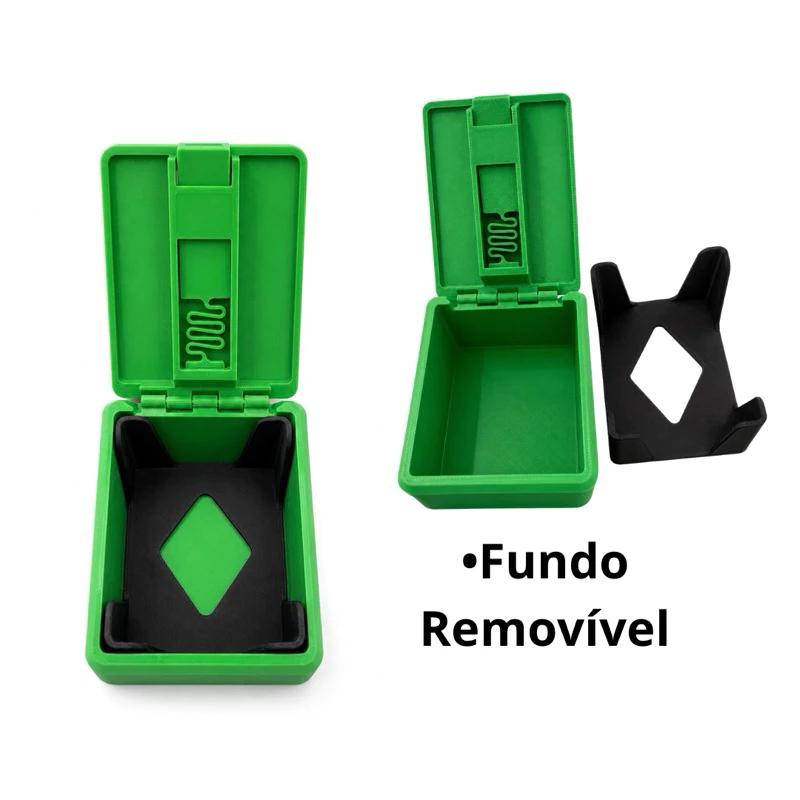 Porta Figurinhas Copa Campo de Futebol Com Trava e Mola - Imagem 7