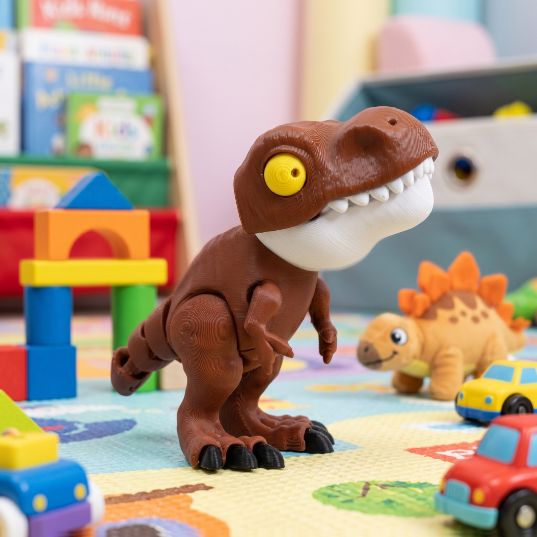 Dinossauro Articulado Flexível Colecionável – Brinquedo Criativo e Decorativo - Imagem 3