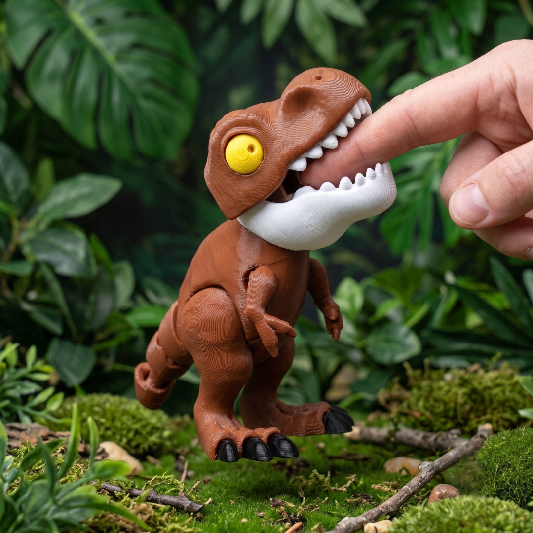 Dinossauro Articulado Flexível Colecionável – Brinquedo Criativo e Decorativo