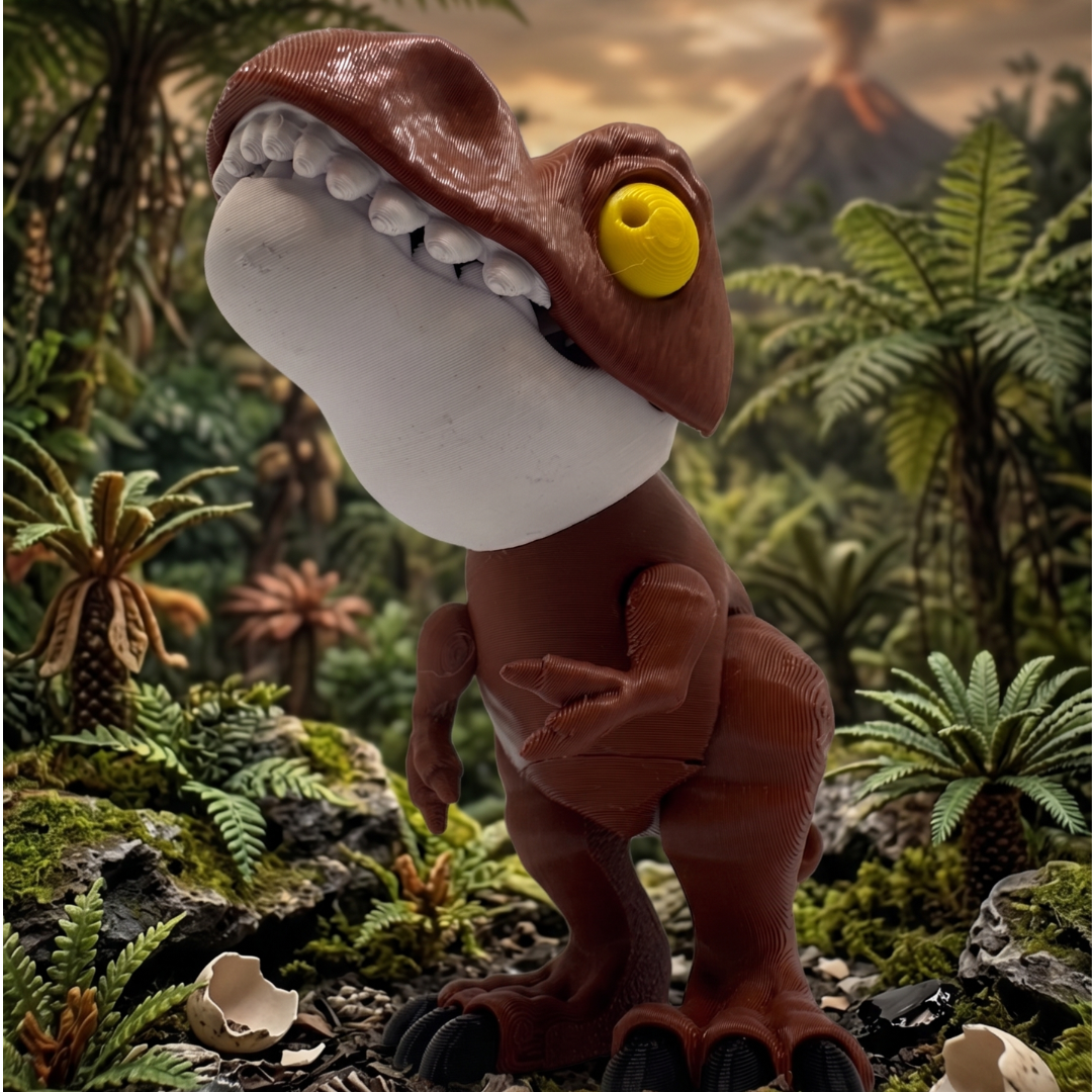 Dinossauro Articulado Flexível Colecionável – Brinquedo Criativo e Decorativo - Imagem 2