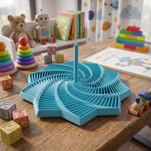Brinquedo Sensorial Espiral Hipnótica Antiestresse – Relaxante e Interativo
